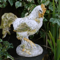 Dutch Brothers Resin Garden Cockerel Ornament