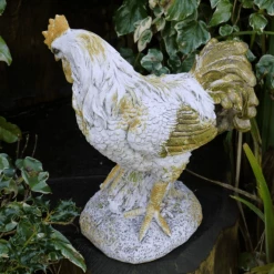 Dutch Brothers Resin Garden Cockerel Ornament