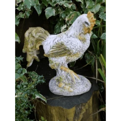 Dutch Brothers Resin Garden Cockerel Ornament