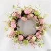 Enchante EASTER GIFTS Pink Blossom Easter Egg Wreath 30cm