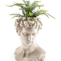 Giftworks Stone Effect David Bust Flower Pot GENERAL GIFTS