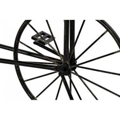 Itemint CONSOLE METAL FIR BLACK BIKE 128X40X82cm