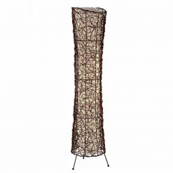 Nino Luechen GENERAL GIFTS Ruth Rattan Floor Lamp