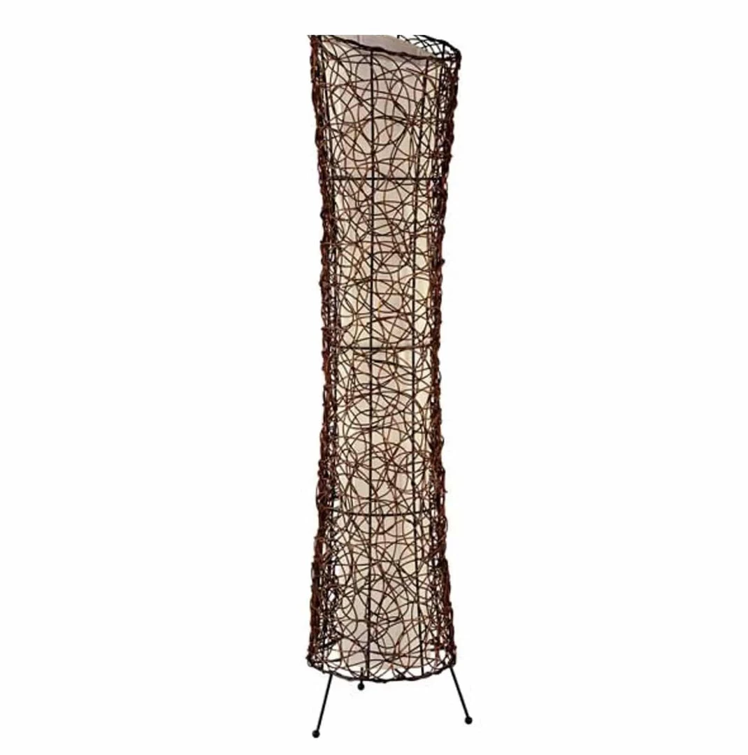 Nino Luechen GENERAL GIFTS Ruth Rattan Floor Lamp 3 Nino Luechen GENERAL GIFTS Ruth Rattan Floor Lamp