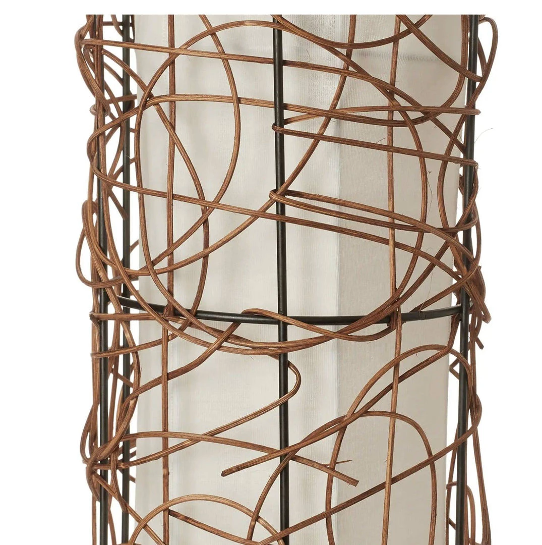 Nino Luechen GENERAL GIFTS Ruth Rattan Floor Lamp 7 Nino Luechen GENERAL GIFTS Ruth Rattan Floor Lamp