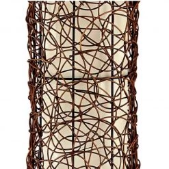 Nino Luechen GENERAL GIFTS Ruth Rattan Floor Lamp