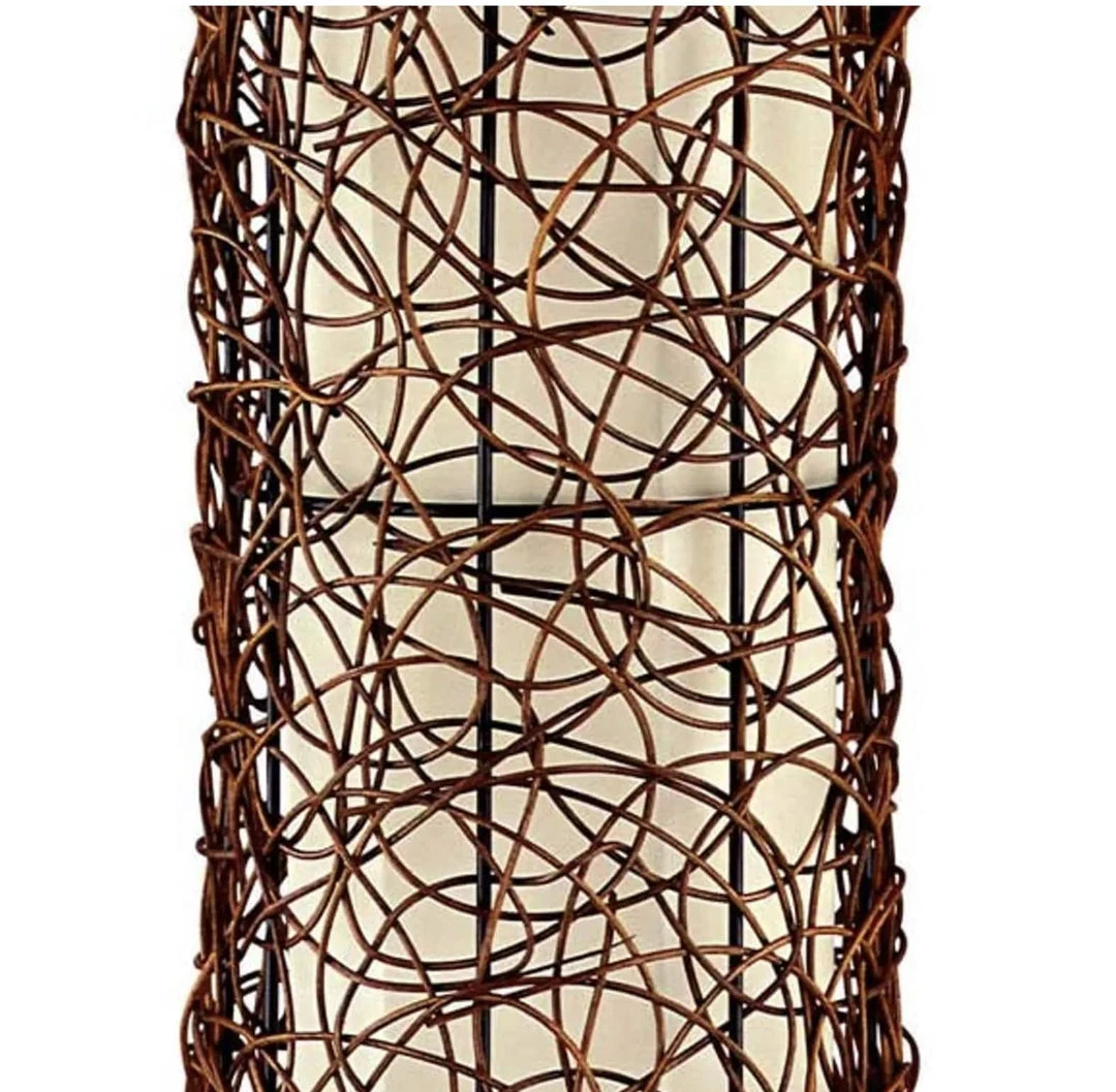 Nino Luechen GENERAL GIFTS Ruth Rattan Floor Lamp 4 Nino Luechen GENERAL GIFTS Ruth Rattan Floor Lamp