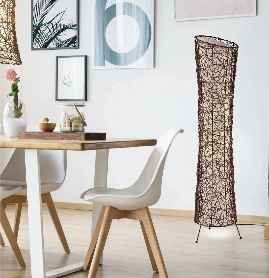 Nino Luechen GENERAL GIFTS Ruth Rattan Floor Lamp 5 Nino Luechen GENERAL GIFTS Ruth Rattan Floor Lamp