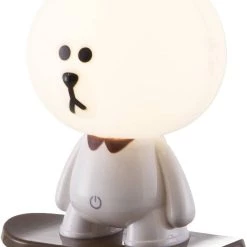 Nino Luechen SKATE Kids Table Lamp LED Brown, White, 1-light Source