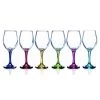 Giftworks Newgrange Living Rainbow Wine Glasses Of 6 2 Giftworks Newgrange Living Rainbow Wine Glasses Of 6