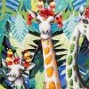 Giftworks GENERAL GIFTS Colourful Canvas Painting Giraffe 1 Giftworks GENERAL GIFTS Colourful Canvas Painting Giraffe