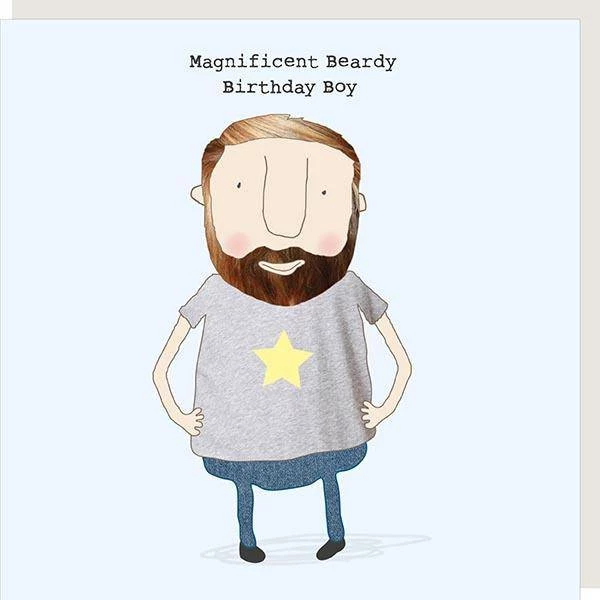 Rosie Made A Thing ”Beardy Bday Boy” Gift Card 3 Rosie Made A Thing ”Beardy Bday Boy” Gift Card