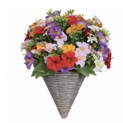 Straits Petunia Wall Hanging Basket Mixed 40x45cm
