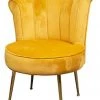 The Grange Collection The Grange Interiors Mustard Velvet Chair GENERAL GIFTS