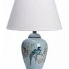 The Grange Collection Ceramic Blue Bird Table Lamp GENERAL GIFTS