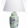 GENERAL GIFTS The Grange Collection Flower Lamp (Teal)