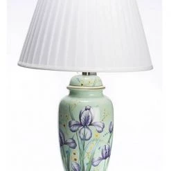 GENERAL GIFTS The Grange Collection Flower Lamp (Teal)